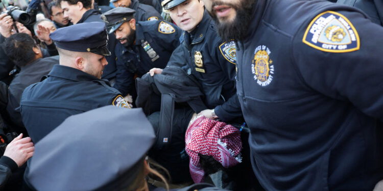 Arrest of pro-Palestinian student sparks outrage