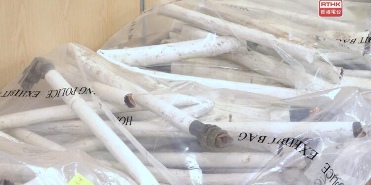 Five arrested on suspicion of stealing copper pipes