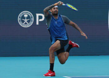 Kyrgios wins first match since 2022