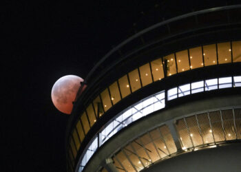 Lunar eclipse brings bloody marvellous spectacle