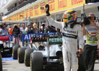 Record lap puts ‘gobsmacked’ Hamilton in pole position