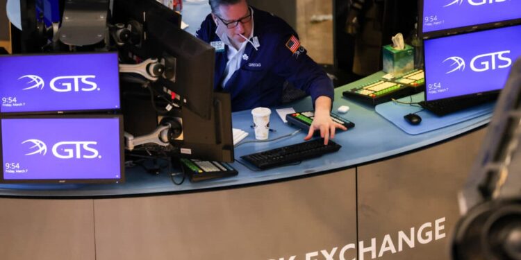 US stocks end higher after Powell remarks