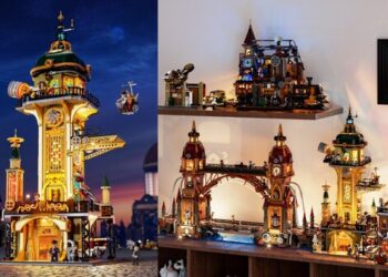 FUNWHOLE Steampunk World — A Victorian-style Building Brick World Powered by Patented Light Tech and Authentic Building