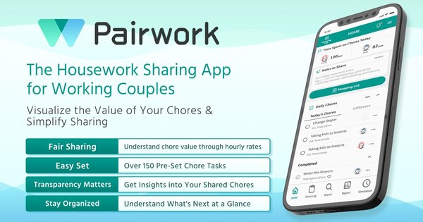Fair Home: Valued Effort: Pairwork App Launches in the US to Quantify Housework