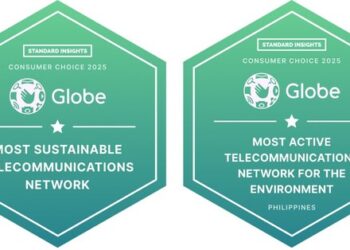 Globe wins Standard Insights Consumer Choice Awards for Green Network and Environmental Commitment
