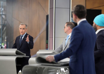 Carney makes French connection in key election debate