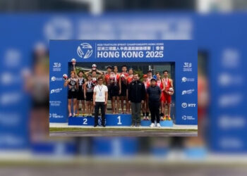 HK triathletes clinch bronze on home soil