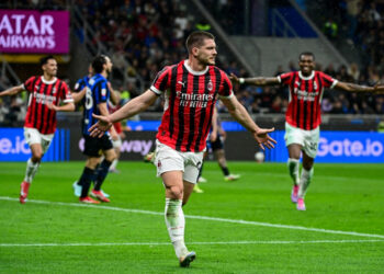 Jovic powers AC Milan into Italian Cup final