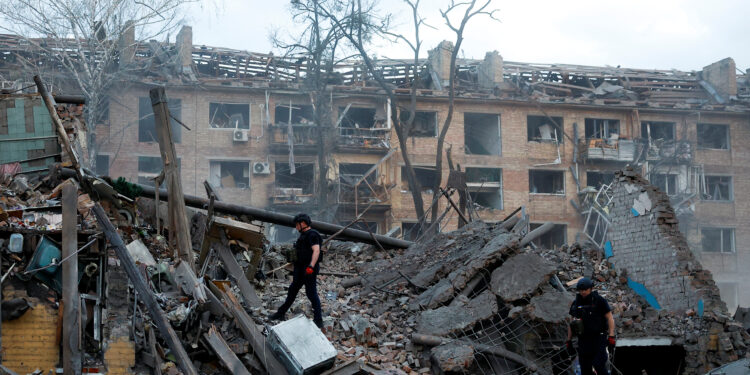 Missiles slam into Kyiv after Trump attacks Zelensky