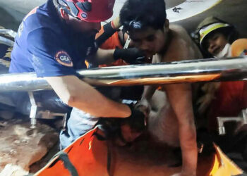 Myanmar man pulled from ruins five days after quake