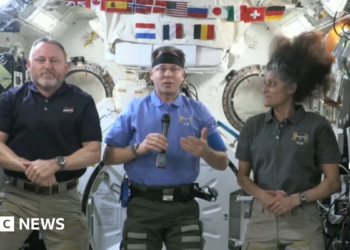 Nasa’s astronauts speak after unexpected stay in space