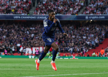 PSG sink Arsenal, seize edge in Champions League semis