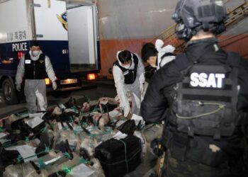 S Korea seizes two tons of cocaine in record bust