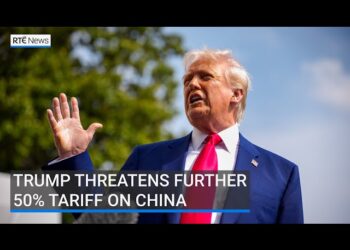 Trump threatens further 50% tariffs on China