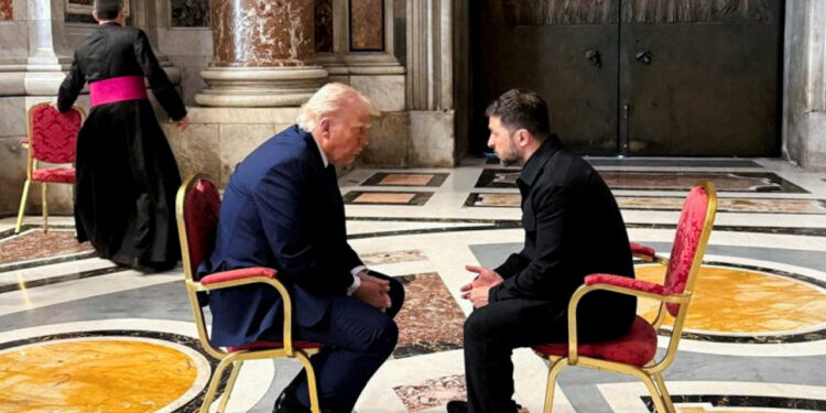 Trump, Zelenskiy hold talks at Vatican