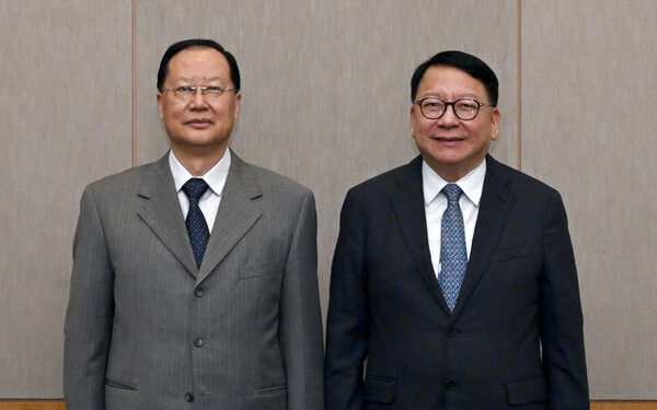 Chan Kwok-ki meets Hunan Governor