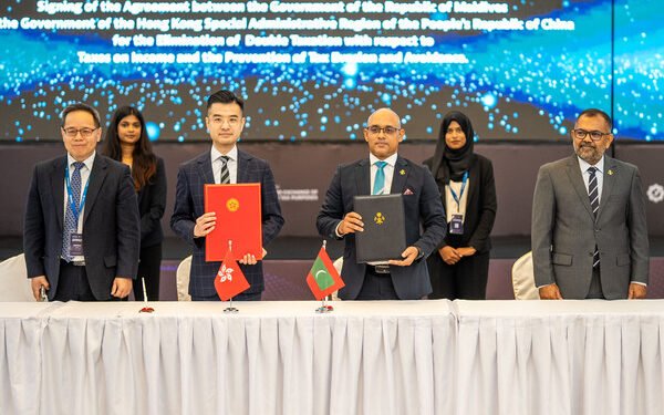 HK, Maldives sign tax pact