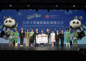 HK-born panda twin cubs named