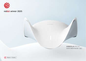 D-Link AQUILA PRO AI M95 Wins Red Dot Design Award 2025