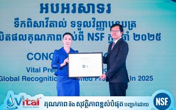 NSF-Certified: Vital Premium Water Raises the Bar for Quality and Trust in Cambodia