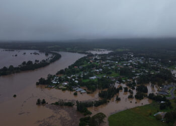 At least one man dies in flooding in Australia