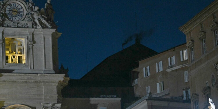 Black smoke: Cardinals fail to elect pope on first try