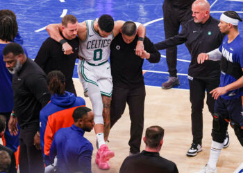 Celtics star Tatum out for season with Achilles injury