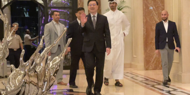 Chief Executive John Lee arrives in Doha on trade trip