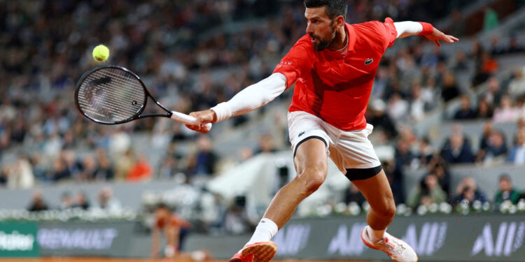 Djokovic cruises into French Open second round