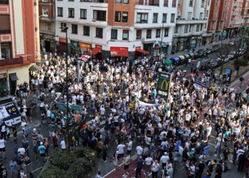 Fans clash ahead of Europa League final in Bilbao