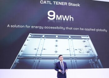 CATL Launches World’s First 9MWh Ultra-Large Capacity TENER Stack Energy Storage System Solution