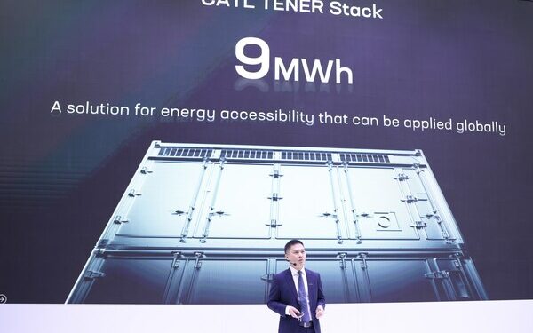 CATL Launches World’s First 9MWh Ultra-Large Capacity TENER Stack Energy Storage System Solution