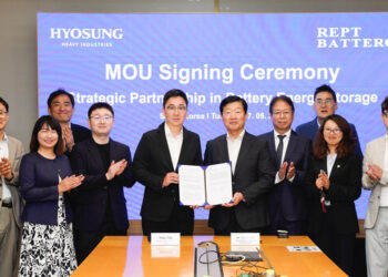 Energy Storage MoU Signed Between REPT BATTRO and Hyosung Heavy Industries