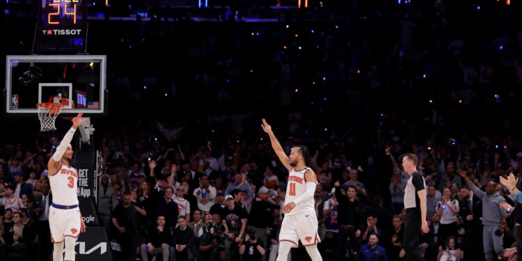 Knicks send NBA champions Celtics packing