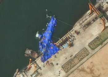 North Korea detains three over warship accident
