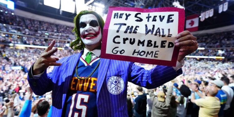 Nuggets rout Clippers to advance in NBA playoffs