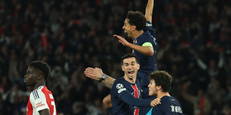 PSG see off Arsenal to reach Champions League final