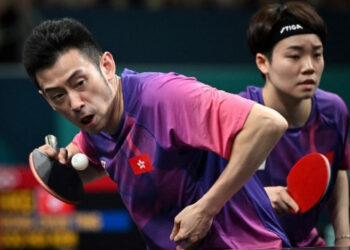SAR table tennis pair take mixed doubles bronze