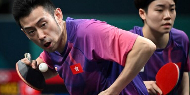 SAR table tennis pair take mixed doubles bronze