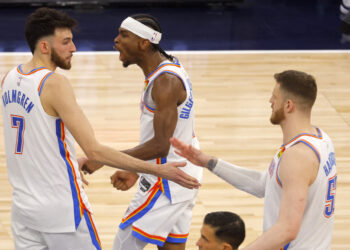 Thunder on the brink of NBA Finals with game four win
