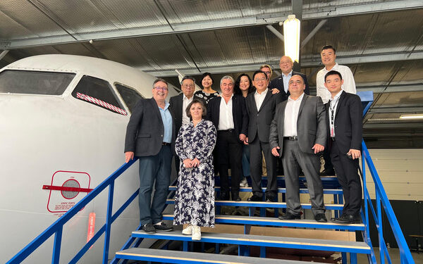 Algernon Yau begins visit to France