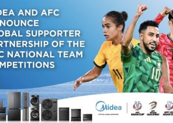 Midea becomes Global Supporter of the AFC’s National Team Competitions
