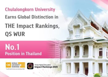 Chula Earns Global Distinction in THE Impact Rankings and QS WUR, Cementing Its No.1 Position in Thailand and ASEAN Leadership in Sustainability and Academic Excellence