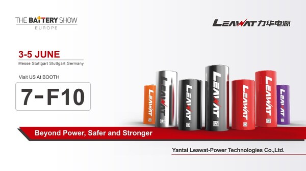 Chinese Innovator-Leawat Shines at The Battery Show Europe 2025 with Revolutionary Tab-less Design for 46-Series Large Cylindrical Batteries