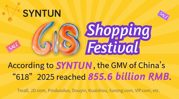 Syntun|2025 “618” Promotion Report: GMV Reaches 855.6 billion RMB
