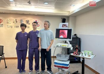 Endoscopes to be used in swallowing exercises: HA