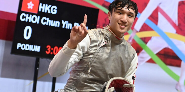 HK fencer Ryan Choi claims gold at Asian Championships