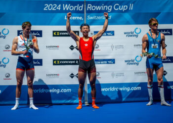 HK’s Chiu settles for silver in World Rowing Cup