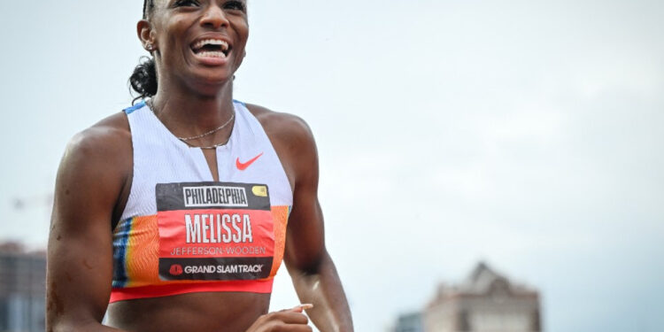 Jefferson-Wooden scorches to 100m win at track meet