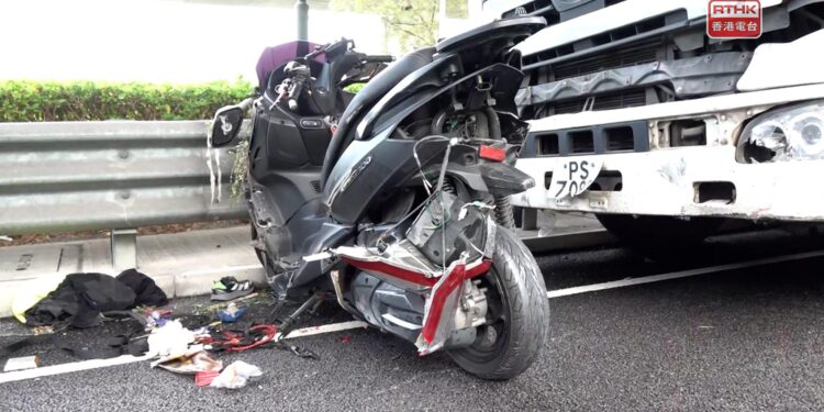 Motorcyclist killed in Tsing Sha Highway collision